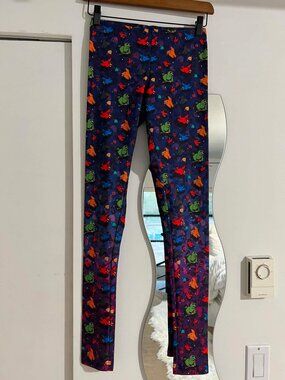 Angry Diamond Birds printed leggings, size S